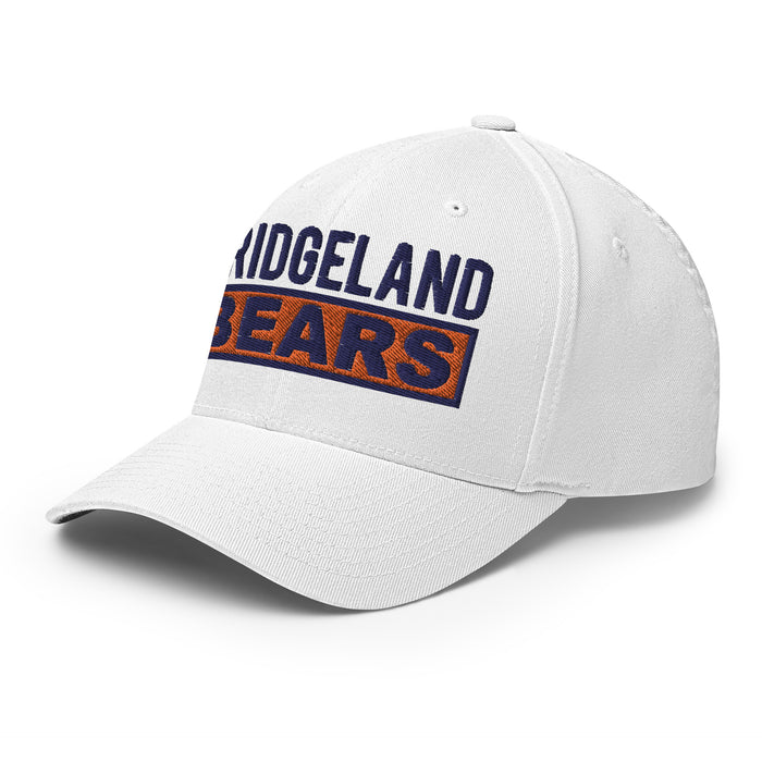 Bridgeland Bears Flexfit White Baseball Cap 202