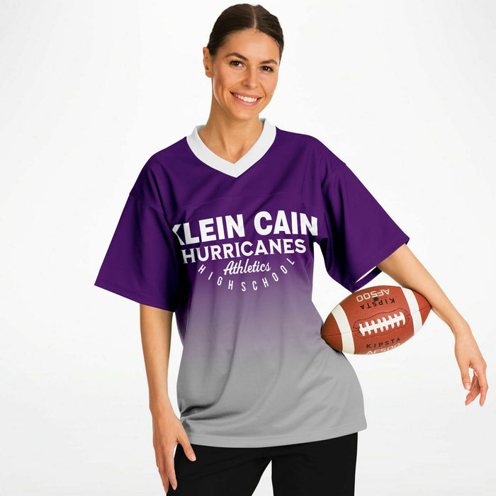 Klein Cain Hurricanes Football Jersey 05