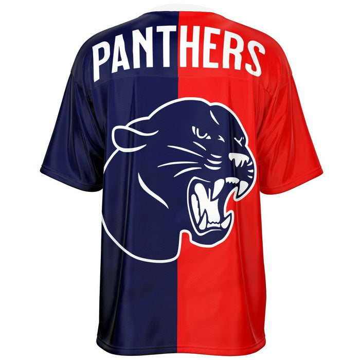 Cypress Springs Panthers football jersey -  ghost view - back