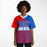 Black woman wearing Oak Ridge War Eagles High School football Jersey