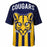 Nimitz Cougars High School football jersey -  ghost view - back