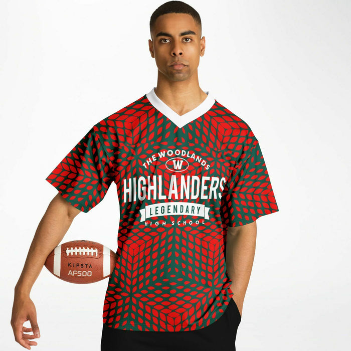 The Woodlands Highlanders Football Jersey 22