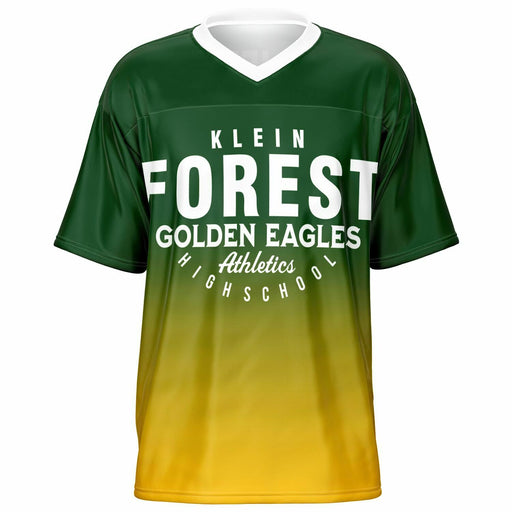 Klein Forest Eagles football jersey -  ghost view - front