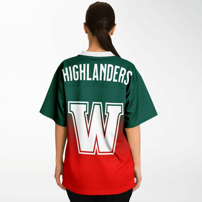 The Woodlands Highlanders Football Jersey 05