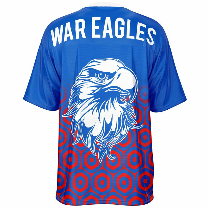 Oak Ridge War Eagles High School football jersey -  ghost view - back