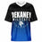 Dekaney Wildcats football jersey -  ghost view - front