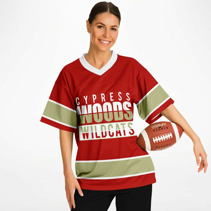 Cypress Woods Wildcats Football Spirit Jersey 13