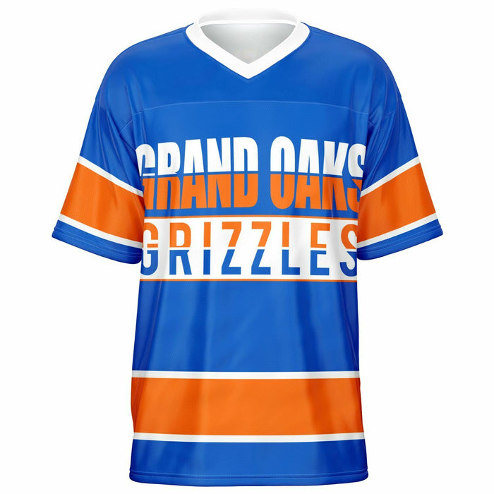 Grand Oaks Grizzlies football jersey -  ghost view - front