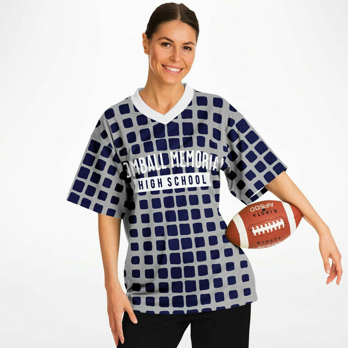 Women wearing Tomball Memorial Wildcats High School football jersey