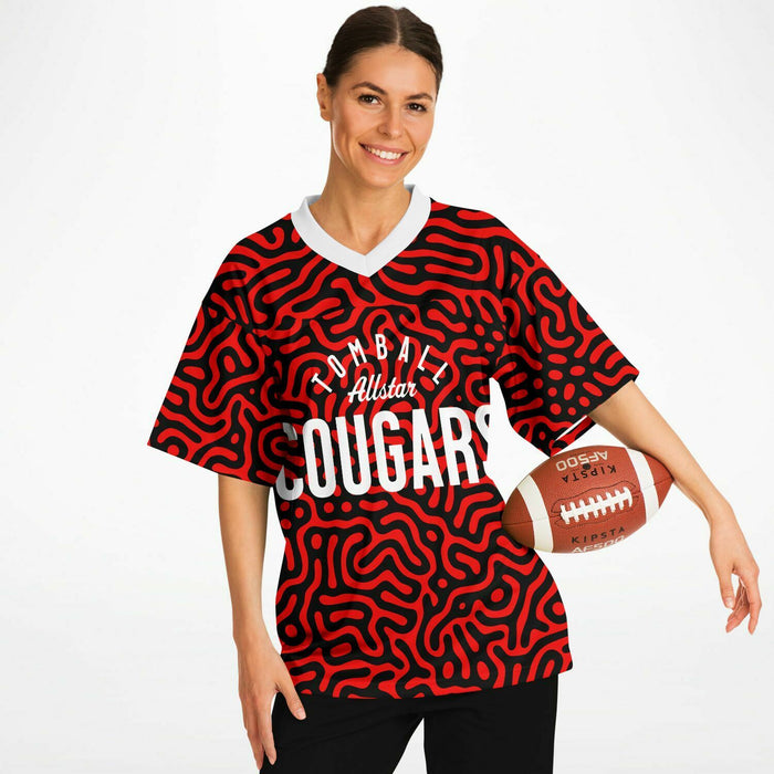 Tomball High School Cougars Football Jersey 20