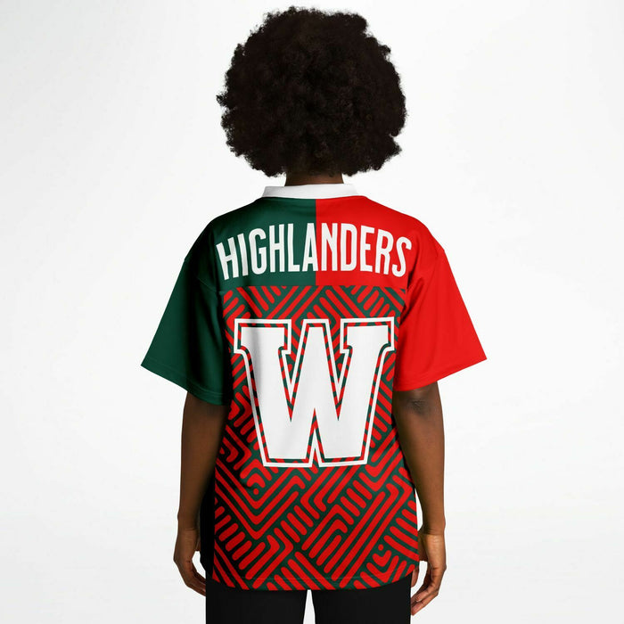 The Woodlands Highlanders Football Jersey 31