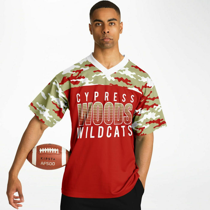 Cypress Woods Wildcats Football Spirit Jersey 08