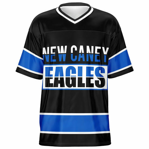 New Caney Eagles football jersey -  ghost view - front 13