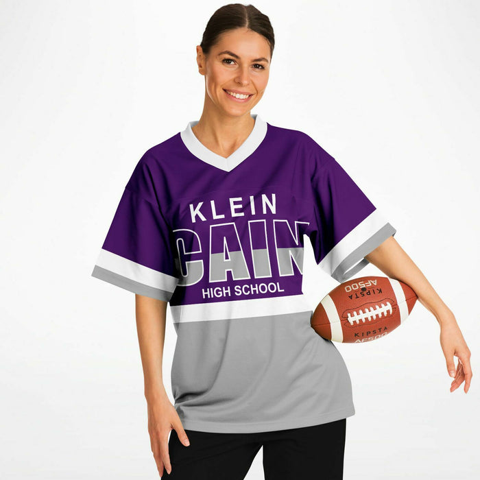Klein Cain Hurricanes Football Jersey 10