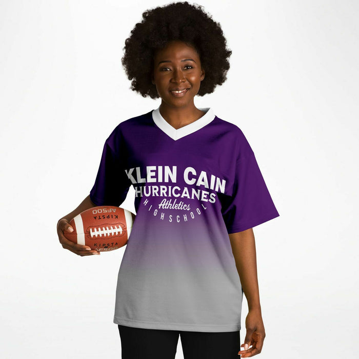 Klein Cain Hurricanes Football Jersey 05