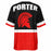 Porter Spartans High School football jersey -  ghost view - back