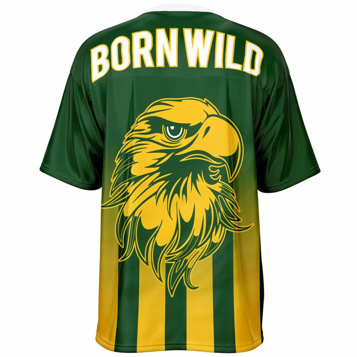 Klein Forest Eagles football jersey -  ghost view - back