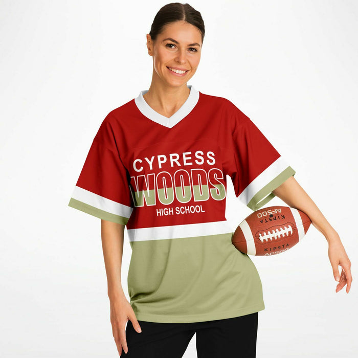 Cypress Woods Wildcats Football Spirit Jersey 10