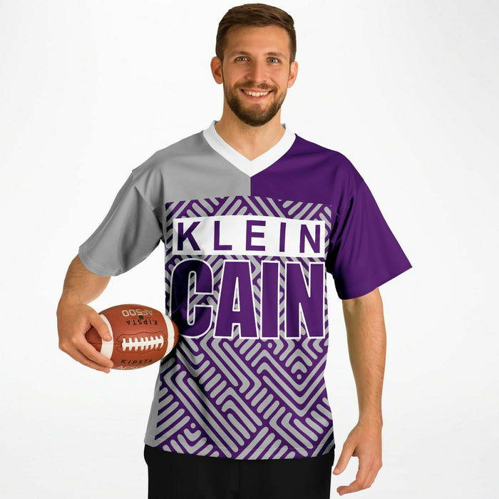 Klein Cain Hurricanes Football Jersey 31