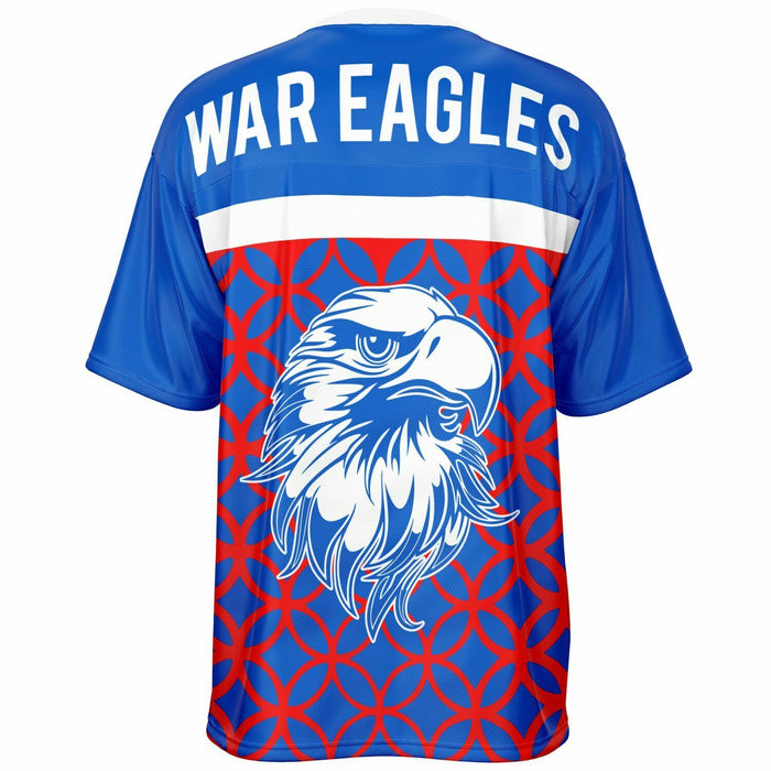 Oak Ridge War Eagles High School football jersey -  ghost view - back