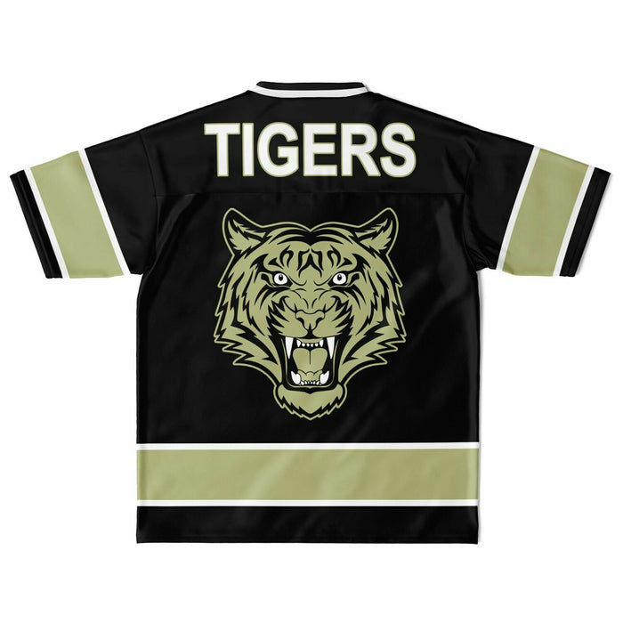 Cypress Park Tigers football jersey laying flat - back 13