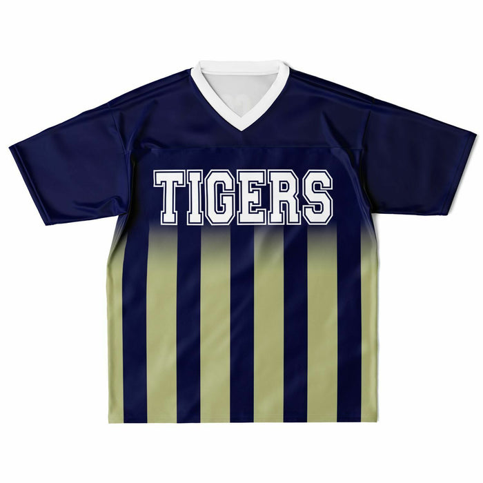 Klein Collins Tigers football jersey laying flat - front  14