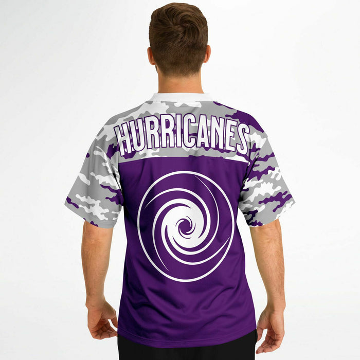 Klein Cain Hurricanes Football Jersey 08