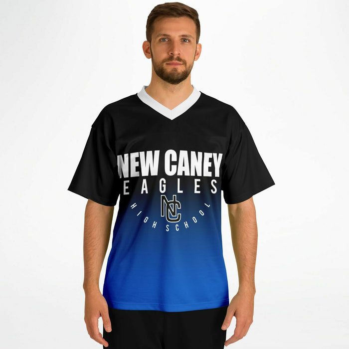 Man wearing New Caney Eagles football jersey 05