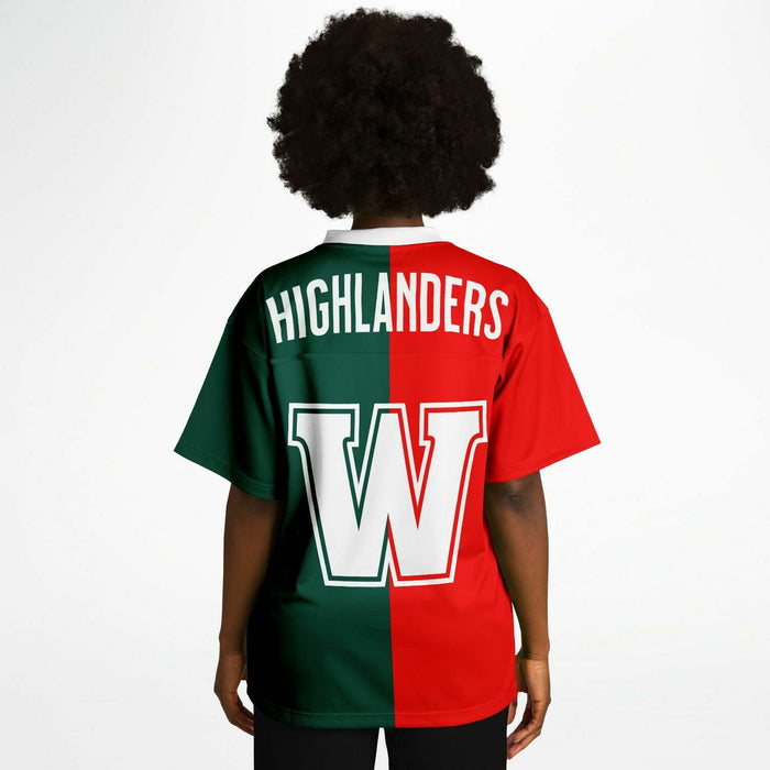 The Woodlands Highlanders Football Jersey 04