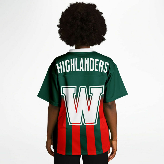 The Woodlands Highlanders Football Jersey 14