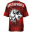 Langham Creek Lobos football jersey -  ghost view - back