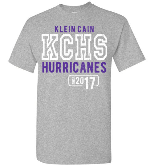 Klein Cain Hurricanes - Design 08 - Grey T-shirt