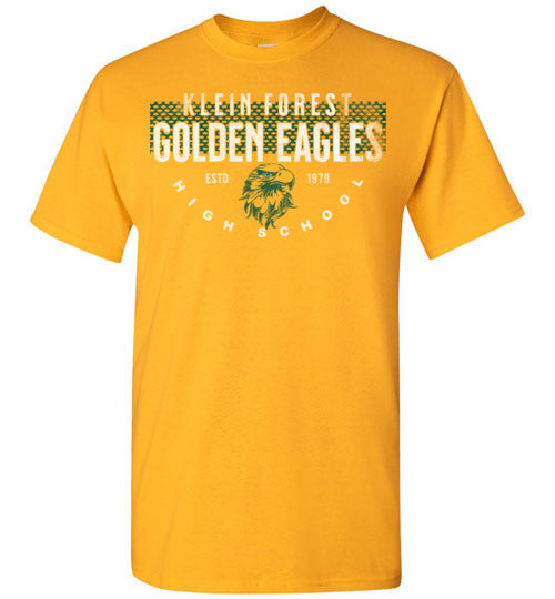 Klein Forest High School Golden Eagles Gold Unisex T-shirt 36