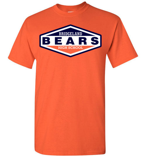 Bridgeland High School Bears Orange Unisex T-shirt 09