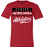 Porter Spartans Premium Red T-shirt - Design 48