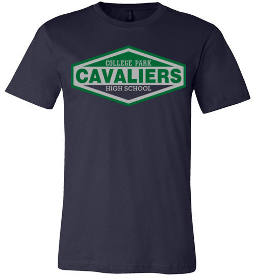 College Park Cavaliers Premium Navy T-shirt - Design 09