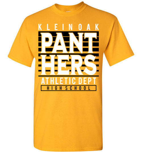 Klein Oak Panthers - Design 00 - Gold Unisex T-shirt