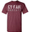 Cy-Fair High School Bobcats Maroon Unisex T-shirt 17