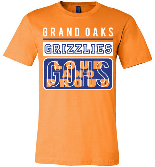 Grand Oaks Grizzlies Premium Orange T-shirt - Design 86