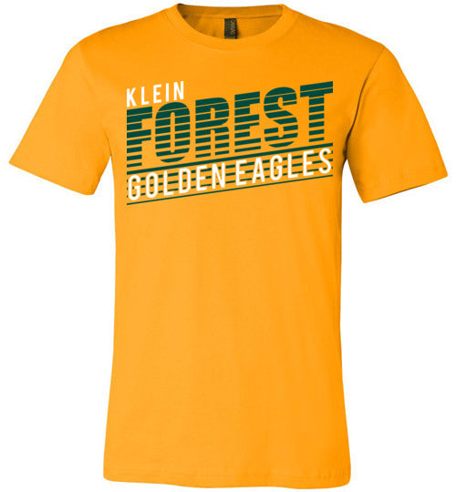 Klein Forest Golden Eagles Premium Gold T-shirt - Design 32