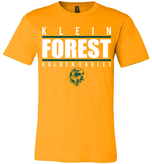 Klein Forest Golden Eagles Premium Gold T-shirt - Design 07