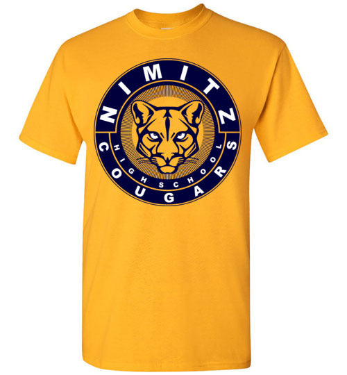 Nimitz High School Cougars Gold Unisex T-shirt 02
