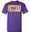 Jersey Village High School Falcons Purple Unisex T-shirt 84