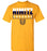 Nimitz High School Cougars Gold Unisex T-shirt 29