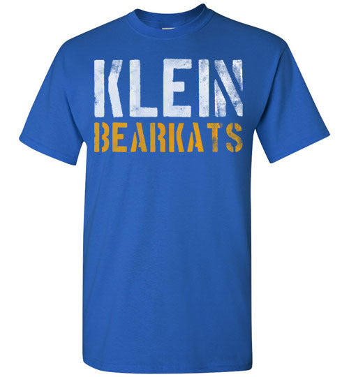 Klein Bearkats - Design 17 - Royal Blue Unisex T-shirt