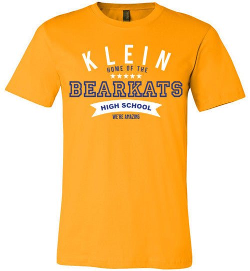 Klein Bearkats Premium Gold T-shirt - Design 96