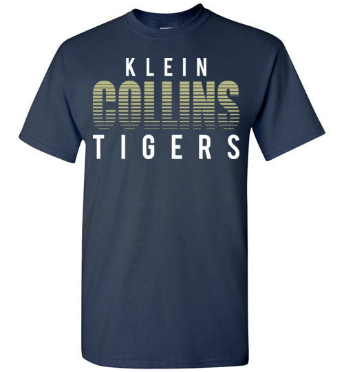 Klein Collins High School Tigers Navy Unisex T-shirt 24