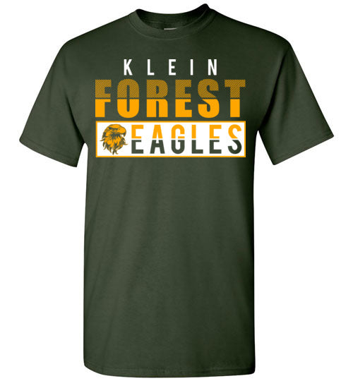 Klein Forest High School Golden Eagles Forest Green Unisex T-shirt 31