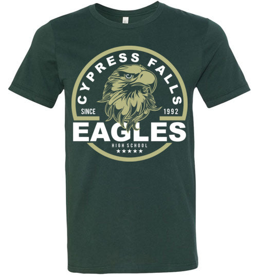 Cypress Falls Eagles Premium Forest Green T-shirt - Design 04