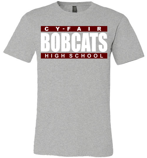 Cy-Fair Bobcats Premium Heather T-shirt - Design 98